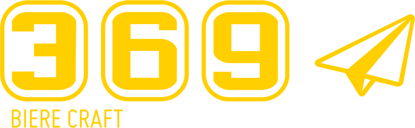 Logo jaune 369 Biere Craft